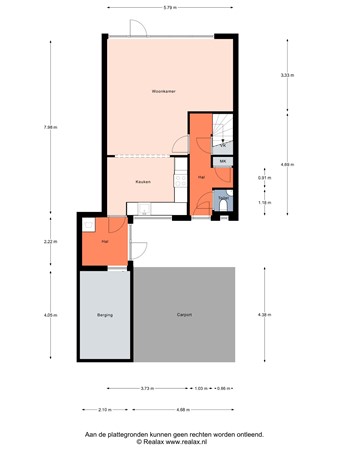 Floorplan - Meerkoet 23, 3752 ZC Bunschoten-Spakenburg